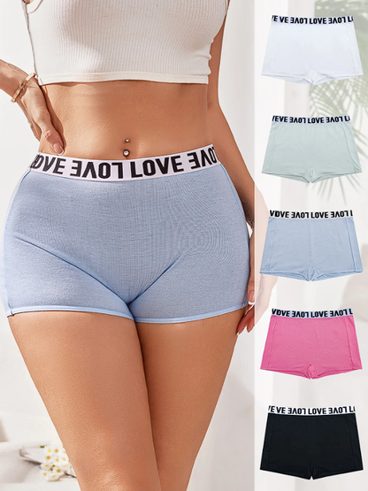 5er-Pack Po-Formende Damen-Shorts, Ultra-Weich, Nahtlos & Dehnbar - Atmungsaktiv