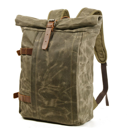 James - Retro Canvas Rucksack