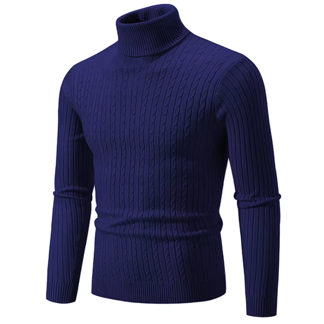 Rolf - warmer Strickpullover mit Rollkragen