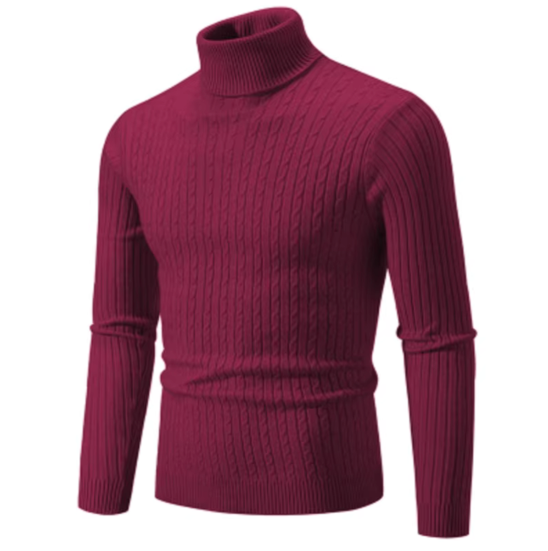 Rolf - warmer Strickpullover mit Rollkragen