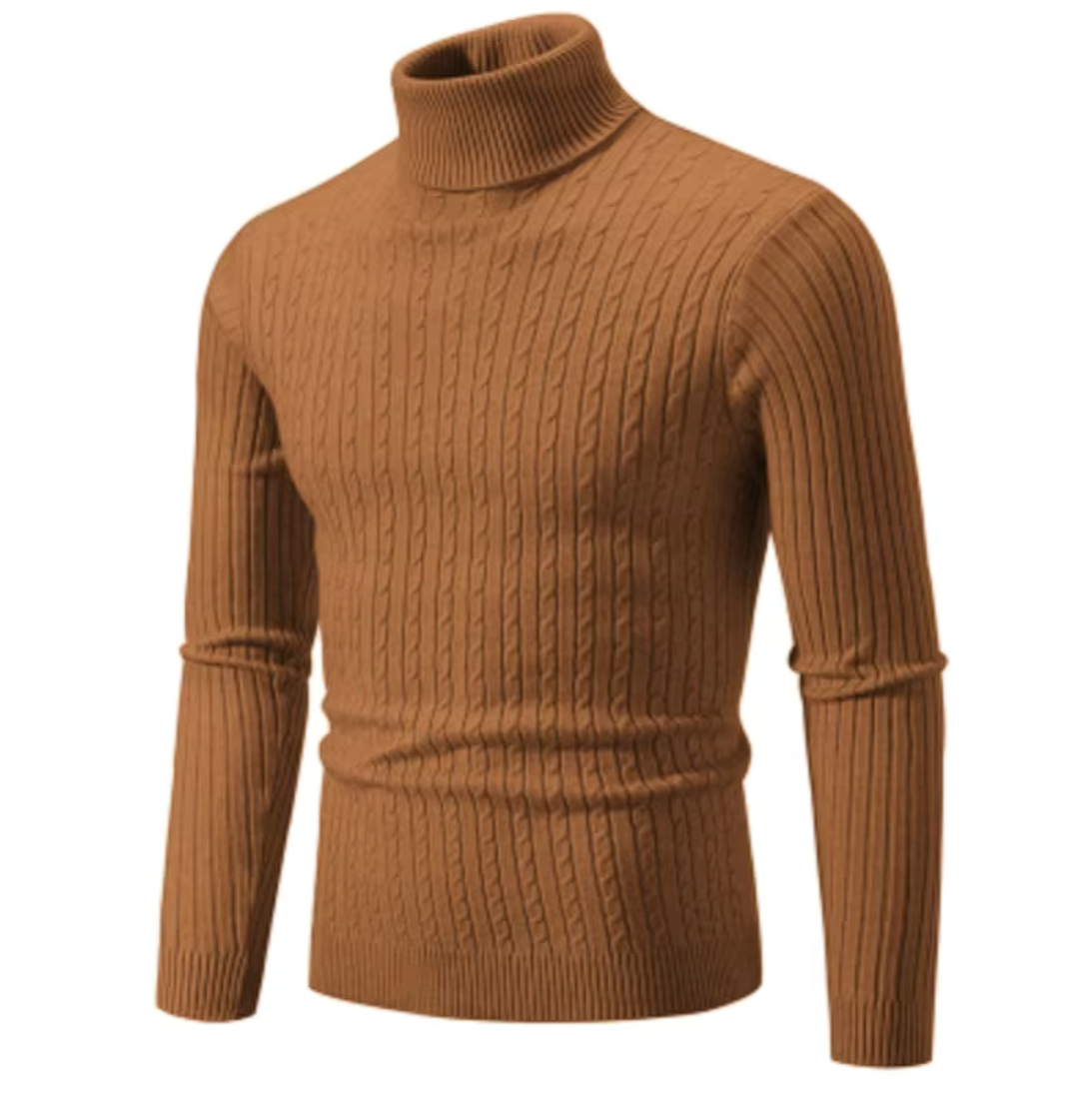 Rolf - warmer Strickpullover mit Rollkragen