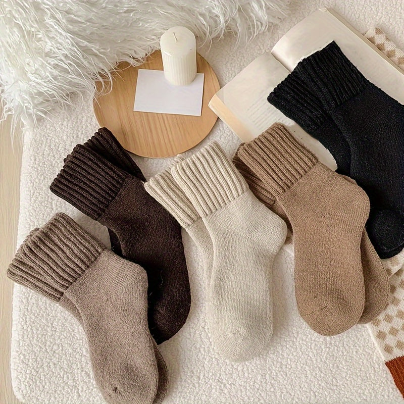 5 Paar Ultra-Bequeme, weiche und verstärkte Socken